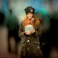 photo: winter people